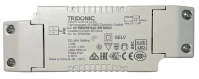 Tridonic LED Driver LC 40/1050/39 fixC SR SNC2 | 40W 60V 1050mA | 87500763