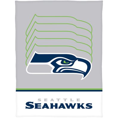 NFL Seattle Seahawks Decke 150x200cm Wellsoft Kuscheldecke passend zur Bettwäsche