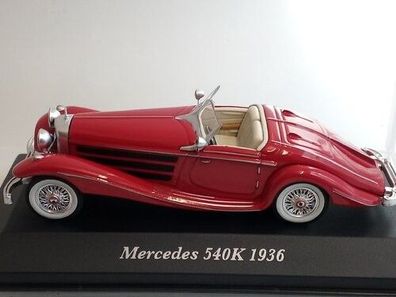 Mercedes 540K Roadster 1936 1:43 DeAgostini Modellauto