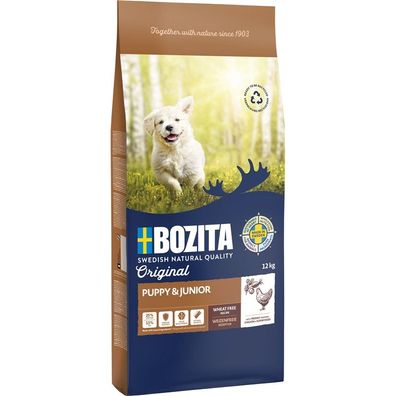 Bozita Original Puppy & Junior mit Huhn 12 kg