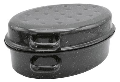 KARL KRÜGER Gänsebräter schwarz 34cm 120805