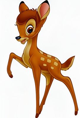 Bambi 14x10cm Essbar Hirsch Tortenaufleger Torte Tortenbild Zuckerbild b02