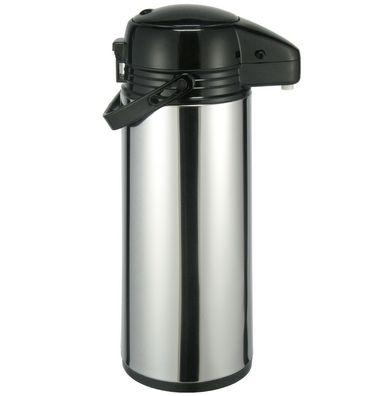 HI 1,9 Liter Isolierkanne Airpot Pumpkanne aus Edelstahl 26126