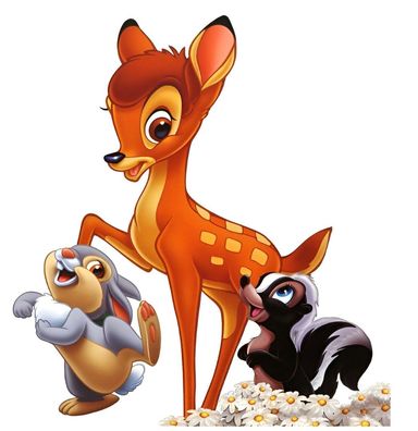 Bambi 14x10cm Essbar Hirsch Tortenaufleger Torte Tortenbild Zuckerbild b07