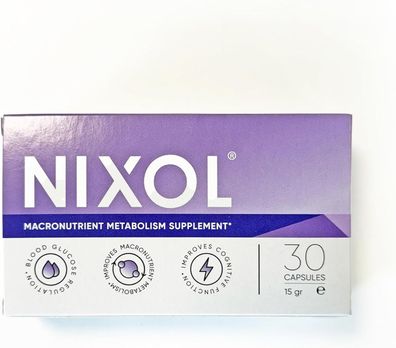 NIXOL Makronährstoff-Stoffwechselunterstützung 60 Kapseln