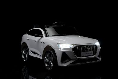 Audi E-Tron Sportback Kinder Elektroauto 12V - lizenziert, Leder, EVA, inkl. RC