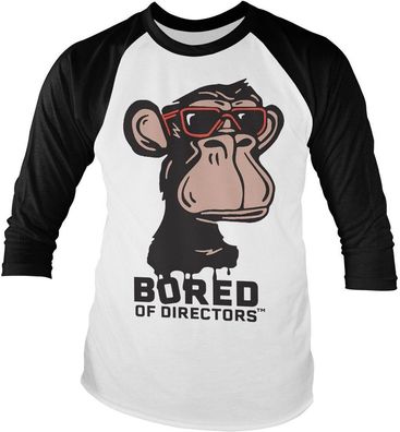 Bored Of Directors Logo Baseball Long Sleeve Longsleeves White/Black
