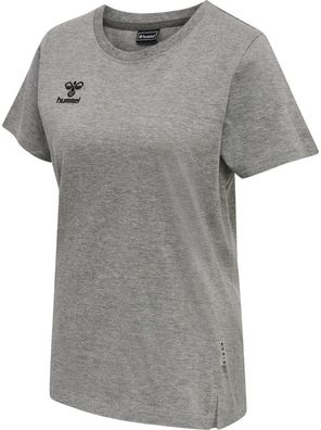 Hummel Damen Sport Shirt Hmlmove Grid Cotton T-Shirt S/S Wom 214793