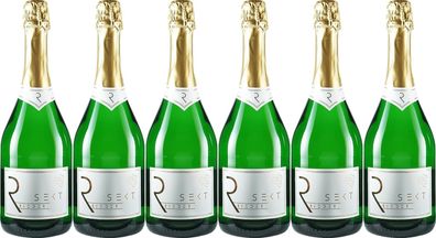 6 Flaschen Sekt Brut Passt perfekt als Aperitiv und zum Feiern