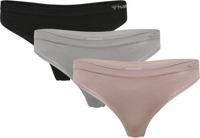 Hummel Damen Slip Hmljuno 3 Pack Seamless Thong 215060