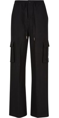 Urban Classics Damen Hose Ladies Vicose Straight Leg Cargo Pants