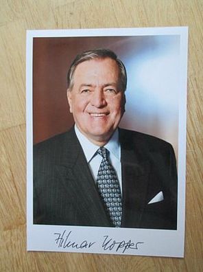 Deutsche Bank Bankmanager Hilmar Kopper - handsigniertes Autogramm!!!