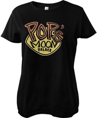 Johnny Bravo Pop'S Moon Palace Girly Tee Damen T-Shirt Black