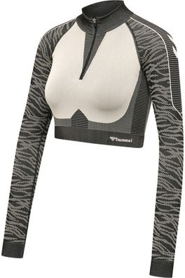 Hummel Damen Longsleeve Hmlmt Mila Seamless Crop Half Zip 215965