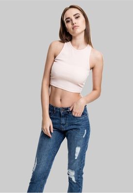 Urban Classics Damen Ladies Cropped Rib Top