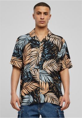 Urban Classics Hemd Viscose AOP Resort Shirt