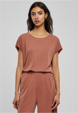 Urban Classics Damen T-Shirt Ladies Modal Extended Shoulder Tee