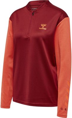 Hummel Damen Longsleeve Hmlongrid 1/2 Zip Poly Sweat Wo 216114