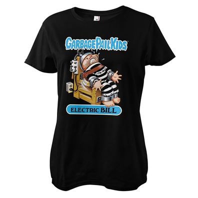 Garbage Pail Kids Electric Bill Girly Tee Damen T-Shirt Black