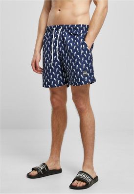 Urban Classics Pattern Swim Shorts