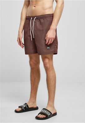 Urban Classics Pattern Swim Shorts