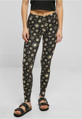 Urban Classics Damen Ladies Soft AOP Leggings