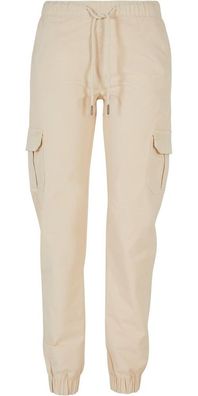 Urban Classics Damen Hose Ladies High Waist Cargo Jogging Pants