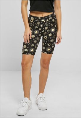 Urban Classics Damen Ladies Soft AOP Cycle Shorts