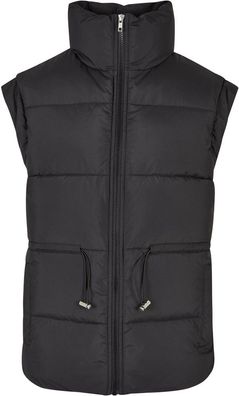 Urban Classics Damen Weste Ladies Waisted Puffer Vest