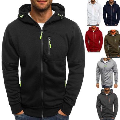Herren Hoodie Fleece Kapuzenjacke Sweatshirt Mantel Winter Warm Arbeitspullover