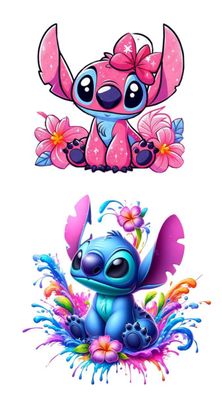 Lilo & Stitch Essbar Tortenaufleger Torte Geburstag Zuckermasse + NAME