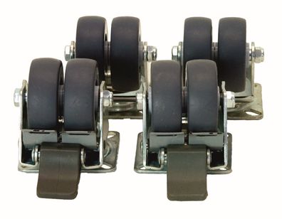 Strandkorb Doppellenkrollen deVries 4er Set