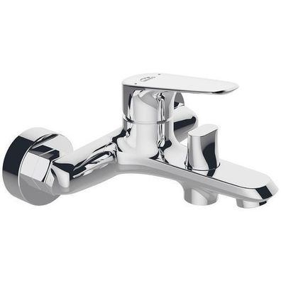 Badewannenarmatur Wasserhahn RONDO Wannenarmatur für Badezimmer in Silber