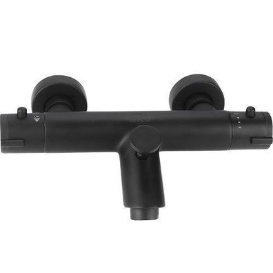 Badewannenarmatur Thermostatisch Termico Wannenarmatur für Badezimmer in Schwarz