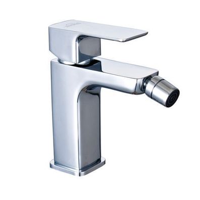 Bidetarmatur Wasserhahn NYKS Bidetmischer für Badezimmer in Silber