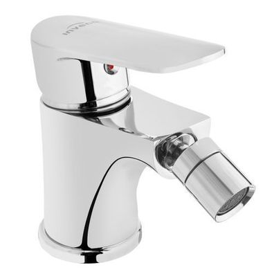 Bidetarmatur Wasserhahn ESLA Bidetmischer für Badezimmer in Silber