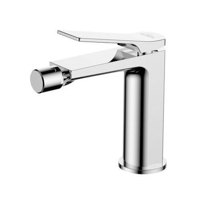 Bidetarmatur Wasserhahn NERI Bidetmischer für Badezimmer in Silber