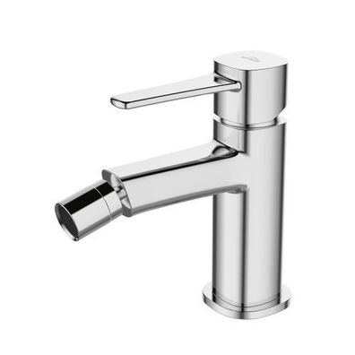 Bidetarmatur Wasserhahn Glamour Bidetmischer für Badezimmer in Silber