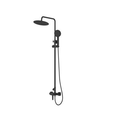 Duschsäule FIRA Duschsystem, Brausegarnitur in Schwarz