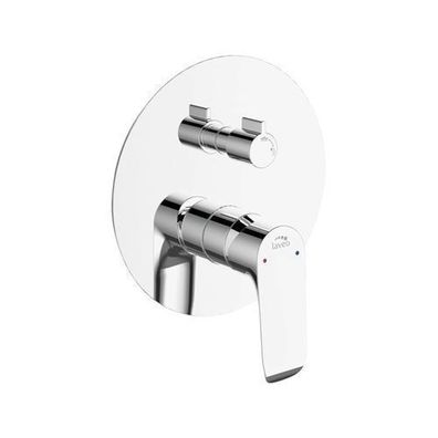 Unterputz Brausearmatur ALEA Verdeckter Einbau Mischer für Badezimmer in Silber