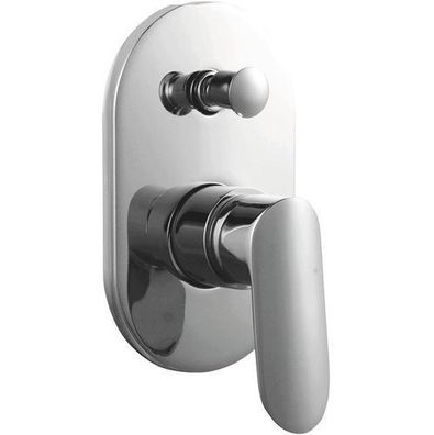 Unterputz Brausearmatur APPIA Verdeckter Einbau Mischer für Badezimmer in Silber