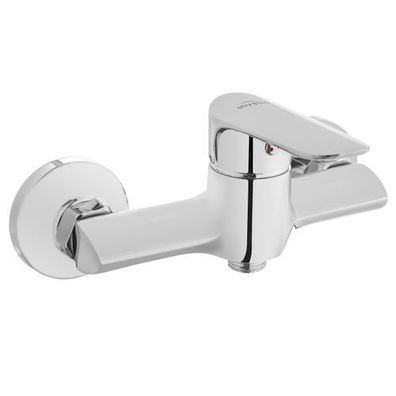 Brausearmatur Wasserhahn ESLA Brausebatterie für Badezimmer in Silber