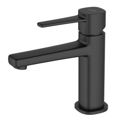 Waschtischarmatur Wasserhahn Kleine Glamour Mischbatterie für Badezimmer in Schwarz