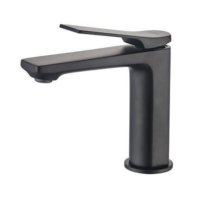 Waschtischarmatur Wasserhahn Kleine NERI Mischbatterie für Badezimmer in Schwarz