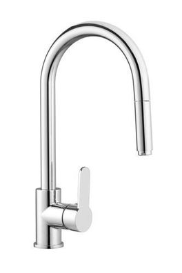 Küchenarmatur Wasserhahn ELIA Küchenmischer für Küche in Silber