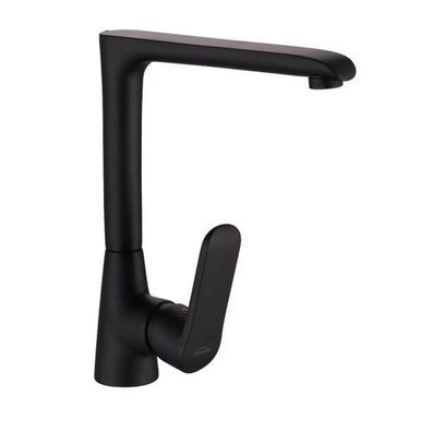 Küchenarmatur Wasserhahn SIROS Küchenmischer für Küche in Schwarz