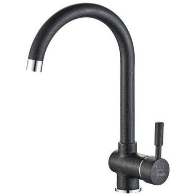 Küchenarmatur Wasserhahn LETE Küchenmischer für Küche in Schwarz