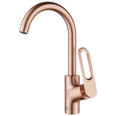 Küchenarmatur Wasserhahn TIERRA Küchenmischer für Küche in Rosegold