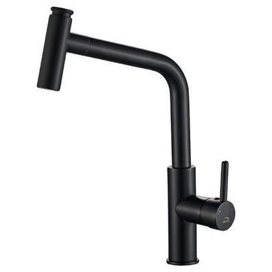 Küchenarmatur Wasserhahn TORO Küchenmischer für Küche in Schwarz