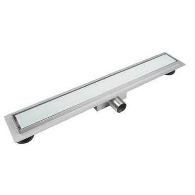 Duschrinnen Edelstahl G-DRAIN NEXT 100 cm in Weiß, Abfluss Befliesbar 2in1